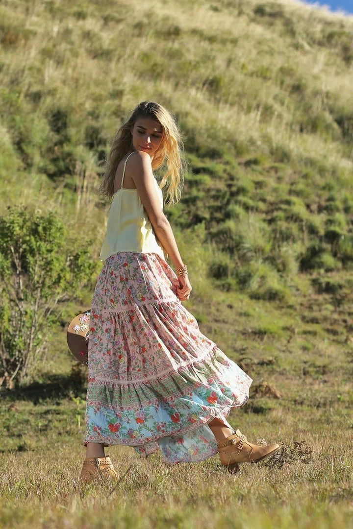 Tulle And Batiste Ravennah Maxi Skirt - Lotus - Preorder 2 Tulle And Batiste Ravennah Maxi Skirt - Lotus - Preorder
