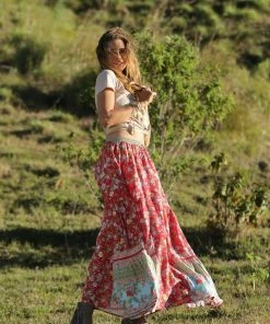 Tulle And Batiste Ravennah Maxi Skirt - Rococco Red - Preorder