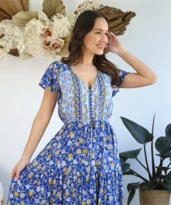 SALTY BRIGHT Dresses Juliette Maxi Dress - Sapphire 7 SALTY BRIGHT Dresses Juliette Maxi Dress - Sapphire