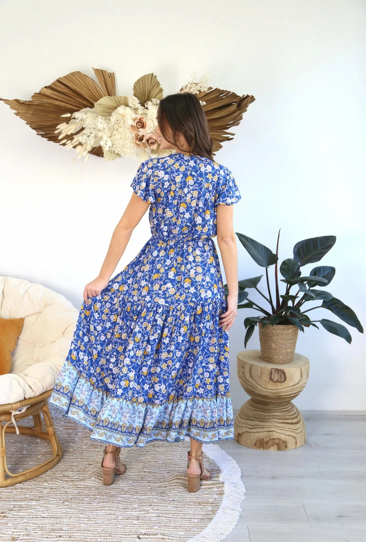 SALTY BRIGHT Dresses Juliette Maxi Dress - Sapphire 3 SALTY BRIGHT Dresses Juliette Maxi Dress - Sapphire