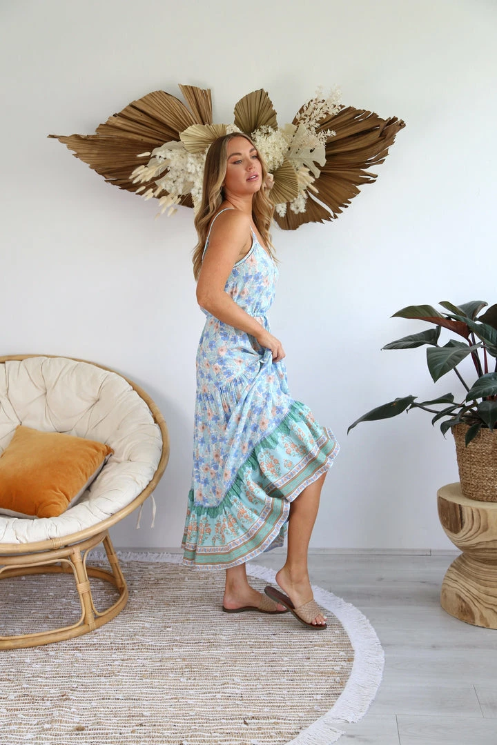 SALTY BRIGHT Kyra Maxi Dress - Sea Green 2 SALTY BRIGHT Kyra Maxi Dress - Sea Green