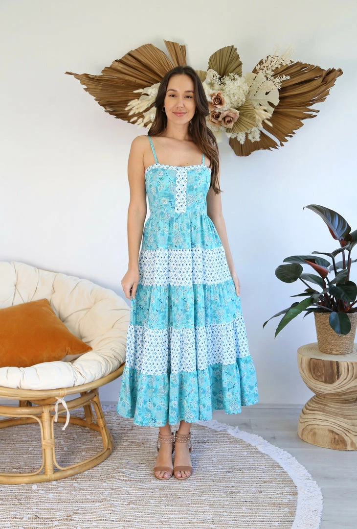 SALTY BRIGHT Dresses Nevena Strappy Dress - Mint 3 SALTY BRIGHT Dresses Nevena Strappy Dress - Mint