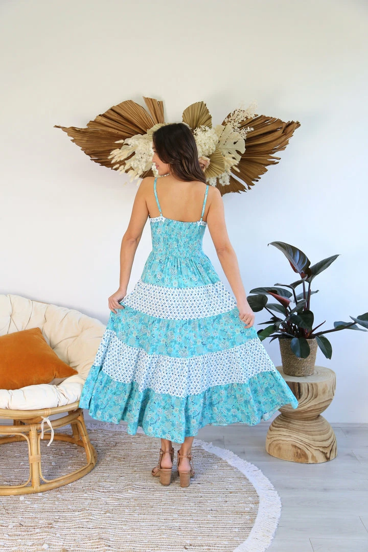 SALTY BRIGHT Dresses Nevena Strappy Dress - Mint 2 SALTY BRIGHT Dresses Nevena Strappy Dress - Mint