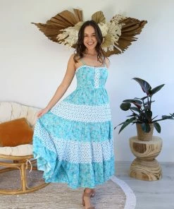 SALTY BRIGHT Dresses Nevena Strappy Dress - Mint