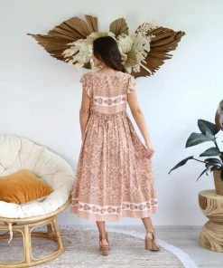 SALTY BRIGHT Dresses Andee Smock Dress - Blush