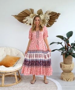 SALTY BRIGHT Dresses Coral Dreams Maxi