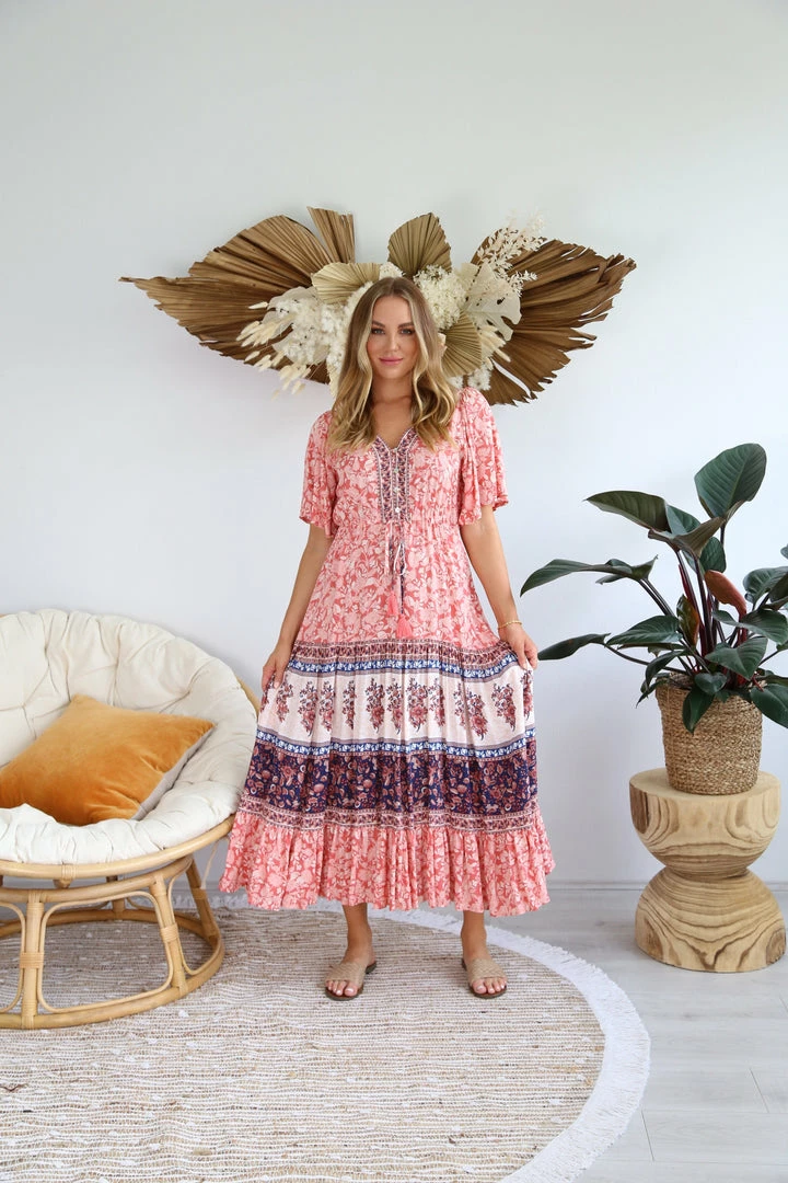 SALTY BRIGHT Dresses Coral Dreams Maxi 1 SALTY BRIGHT Dresses Coral Dreams Maxi