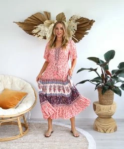 SALTY BRIGHT Dresses Coral Dreams Maxi 7 SALTY BRIGHT Dresses Coral Dreams Maxi