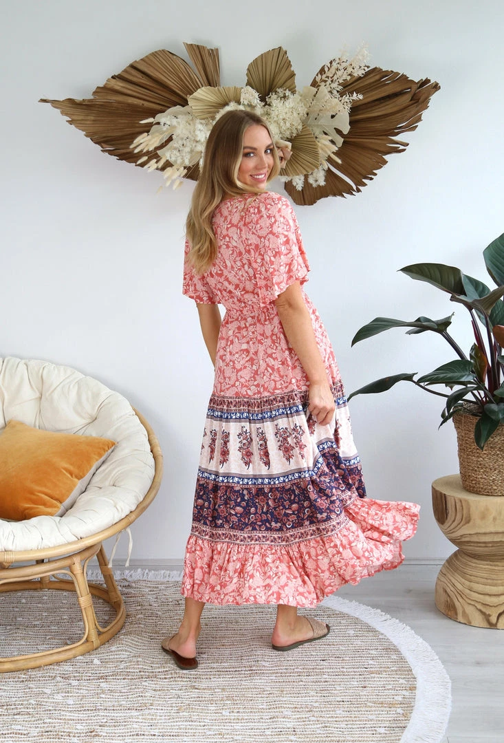 SALTY BRIGHT Dresses Coral Dreams Maxi 4 SALTY BRIGHT Dresses Coral Dreams Maxi