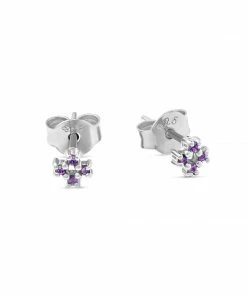 MIDSUMMER STAR Supernova Amethyst Studs