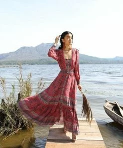 Tulle And Batiste Shanaya Gown - Scarlet - Preorder Dresses 7 Tulle And Batiste Shanaya Gown - Scarlet - Preorder Dresses