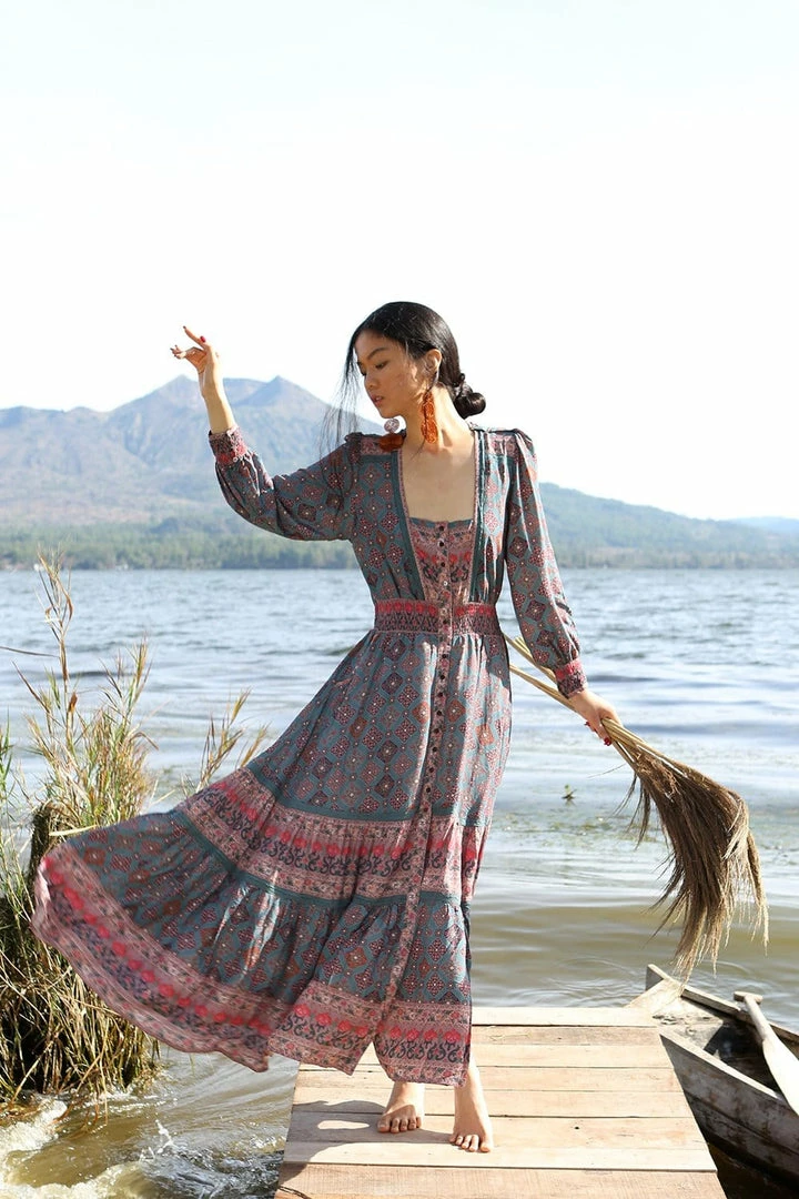 Tulle And Batiste Shanaya Gown - Teal - Preorder 3 Tulle And Batiste Shanaya Gown - Teal - Preorder