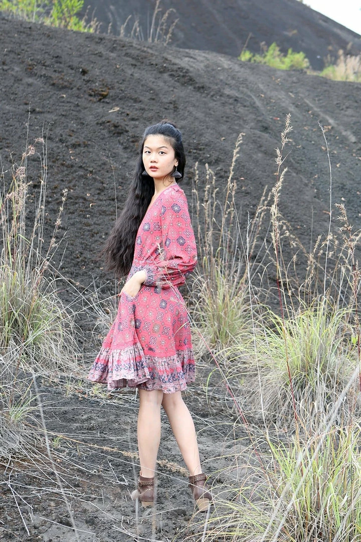 Tulle And Batiste Shanaya Playdress - Scarlet - Preorder 3 Tulle And Batiste Shanaya Playdress - Scarlet - Preorder