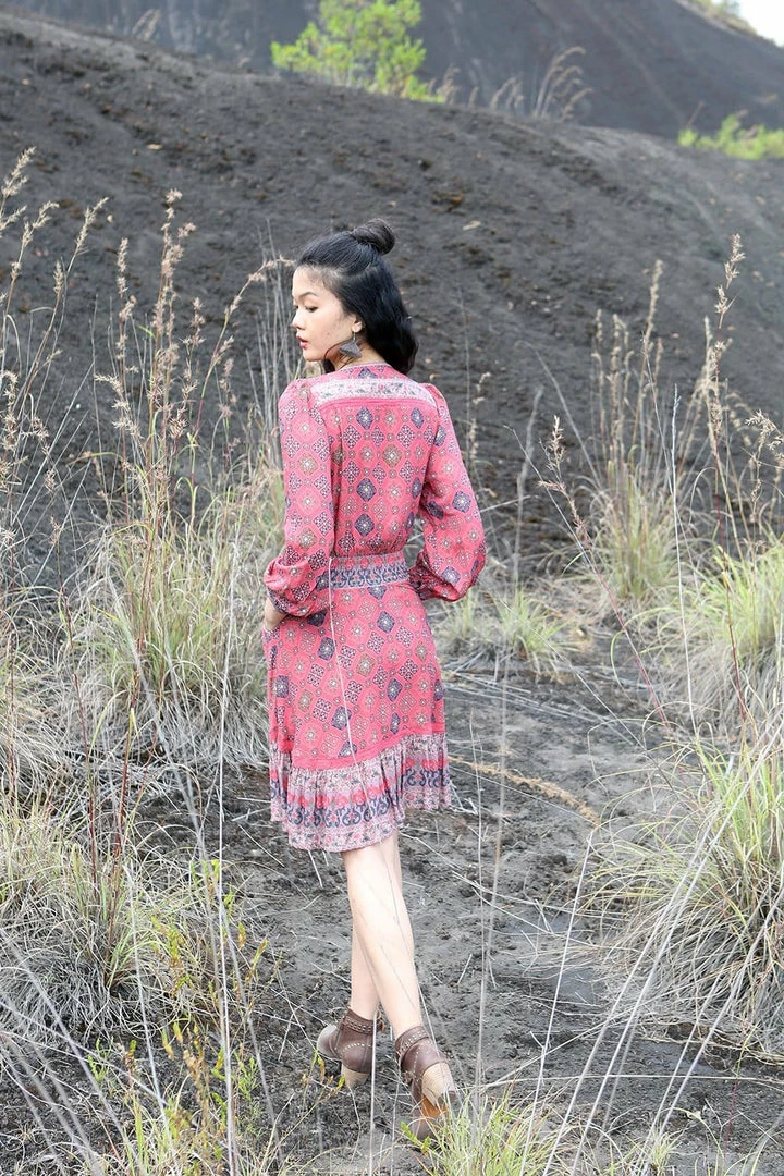 Tulle And Batiste Shanaya Playdress - Scarlet - Preorder 4 Tulle And Batiste Shanaya Playdress - Scarlet - Preorder