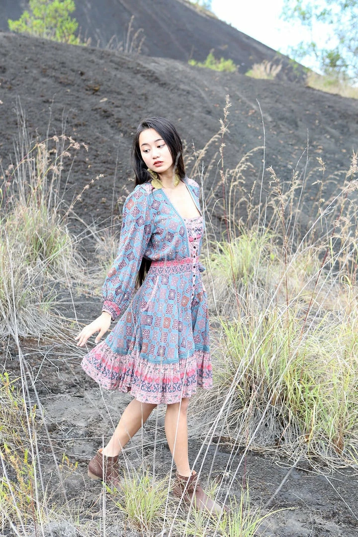 Tulle And Batiste Dresses Shanaya Playdress - Teal - Preorder 2 Tulle And Batiste Dresses Shanaya Playdress - Teal - Preorder