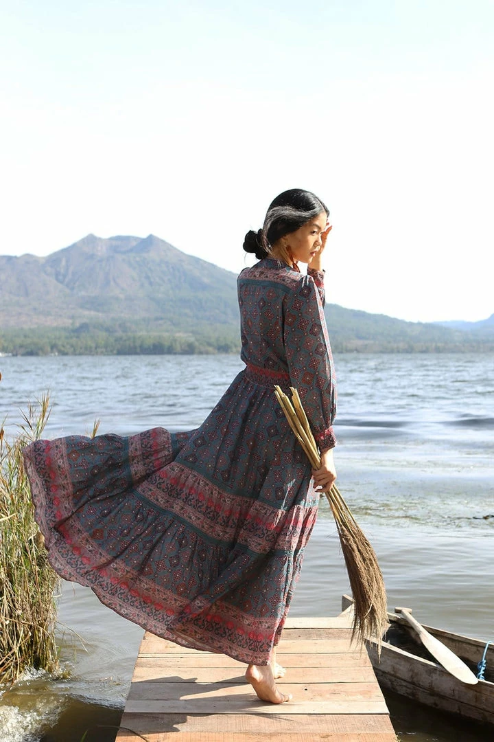 Tulle And Batiste Shanaya Gown - Teal - Preorder 2 Tulle And Batiste Shanaya Gown - Teal - Preorder