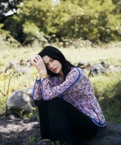 Tulle And Batiste Sharon Boho Blouse - Dawn Pink - Preorder