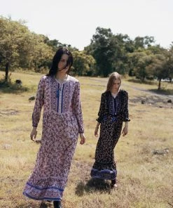 Tulle And Batiste Sharon Boho Dress - Dawn Pink - Preorder