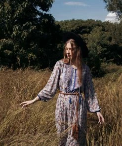 Tulle And Batiste Dresses Sharon Boho Dress - Lavender Grey - Preorder 15 Tulle And Batiste Dresses Sharon Boho Dress - Lavender Grey - Preorder