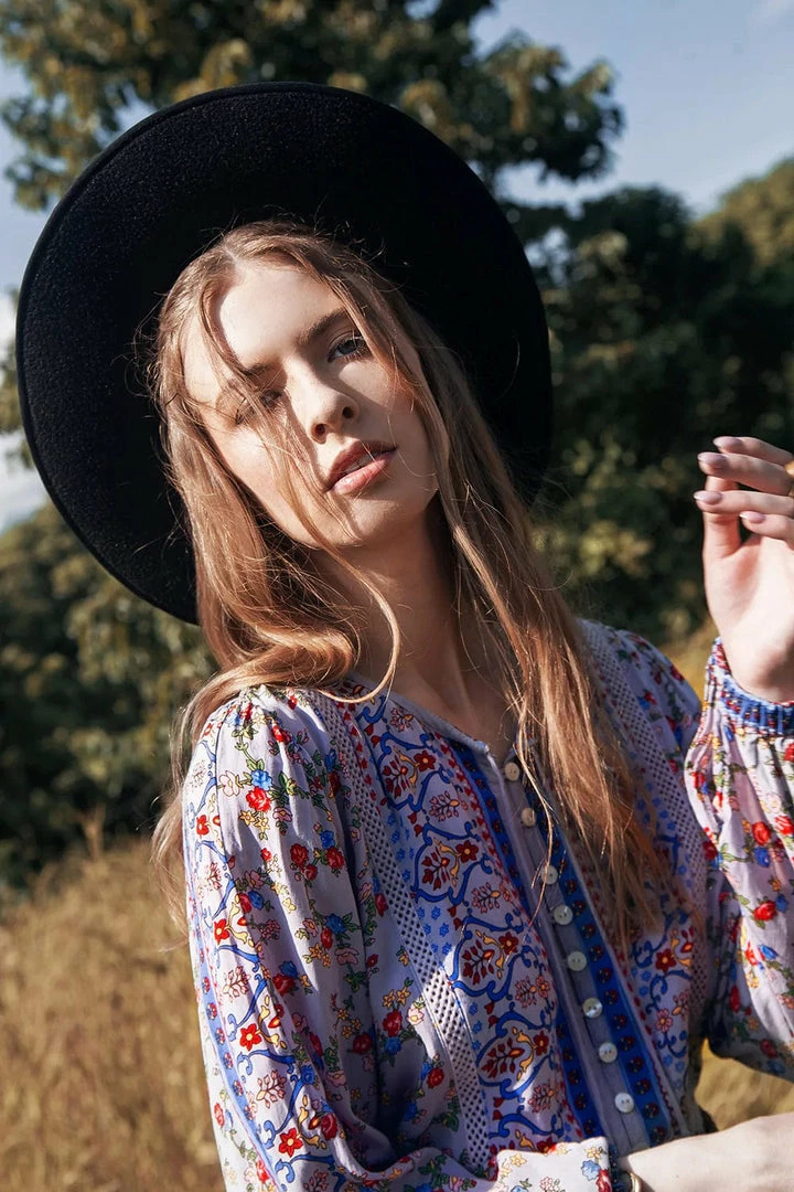 Tulle And Batiste Dresses Sharon Boho Dress - Lavender Grey - Preorder 4 Tulle And Batiste Dresses Sharon Boho Dress - Lavender Grey - Preorder