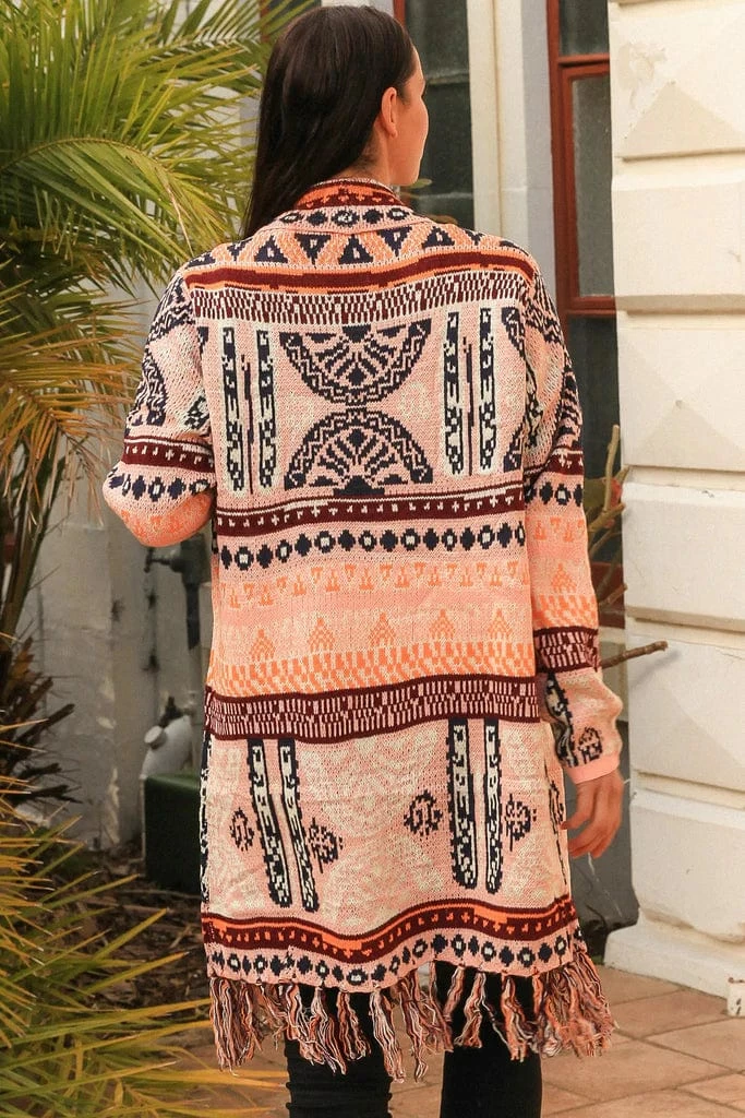 ISABELLA Jessie Knit Cardigan - Sunrise 3 ISABELLA Jessie Knit Cardigan - Sunrise