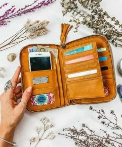 MAHIYA Golden Gypsy Wallet Clutches And Wallets