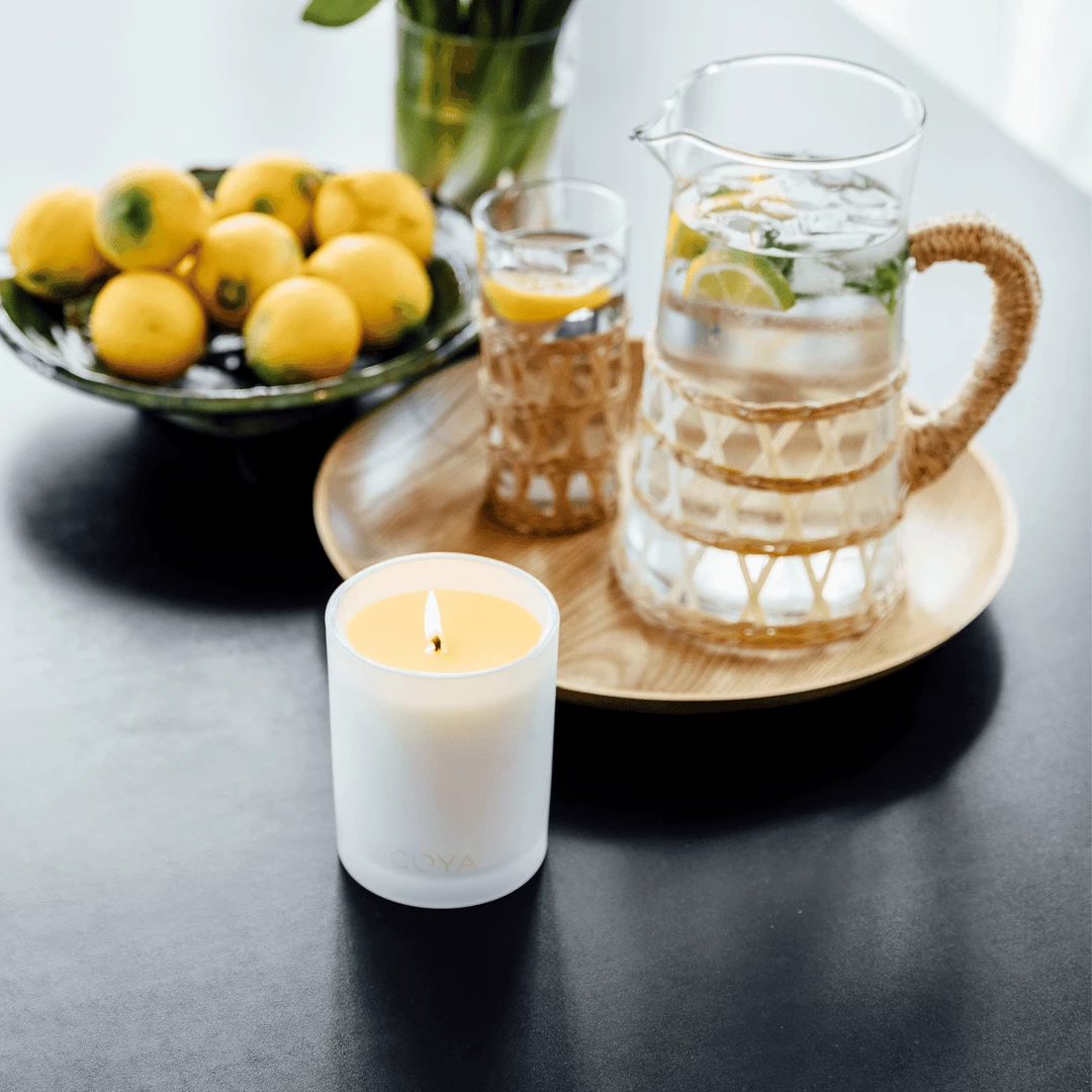 ECOYA Limited Edition: Lime Sorbet & Pink Pepper Madison Candle 2 ECOYA Limited Edition: Lime Sorbet & Pink Pepper Madison Candle