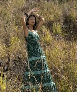 Tulle And Batiste Tabitha Maxi Dress - Emerald - Preorder Dresses