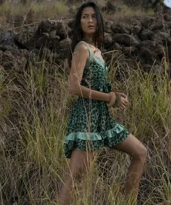 Tulle And Batiste Tabitha Mini Dress - Emerald - Preorder Dresses