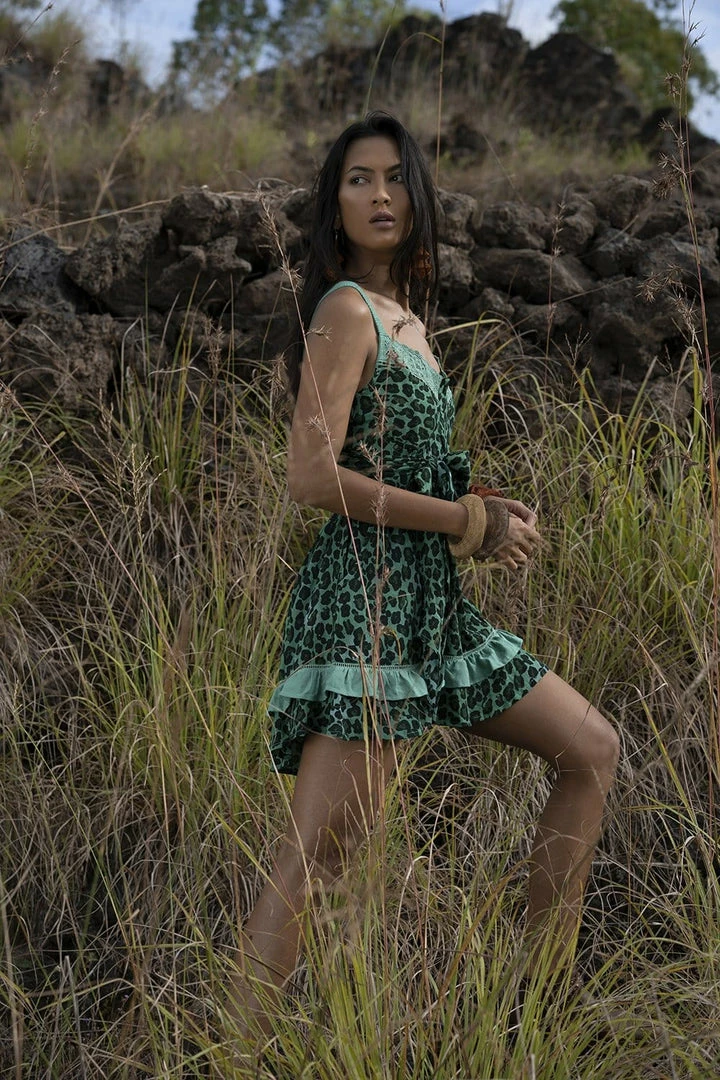 Tulle And Batiste Tabitha Mini Dress - Emerald - Preorder Dresses 1 Tulle And Batiste Tabitha Mini Dress - Emerald - Preorder Dresses