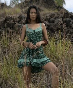 Tulle And Batiste Tabitha Mini Dress - Emerald - Preorder Dresses