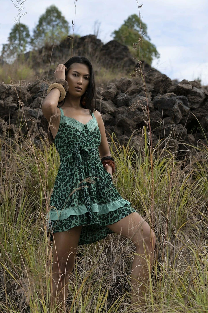 Tulle And Batiste Tabitha Mini Dress - Emerald - Preorder Dresses 3 Tulle And Batiste Tabitha Mini Dress - Emerald - Preorder Dresses