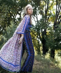 Tulle And Batiste Harper Kimono - Dawn Pink - Preorder