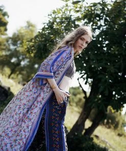 Tulle And Batiste Harper Kimono - Lavender Grey - Preorder Kimono | Duster