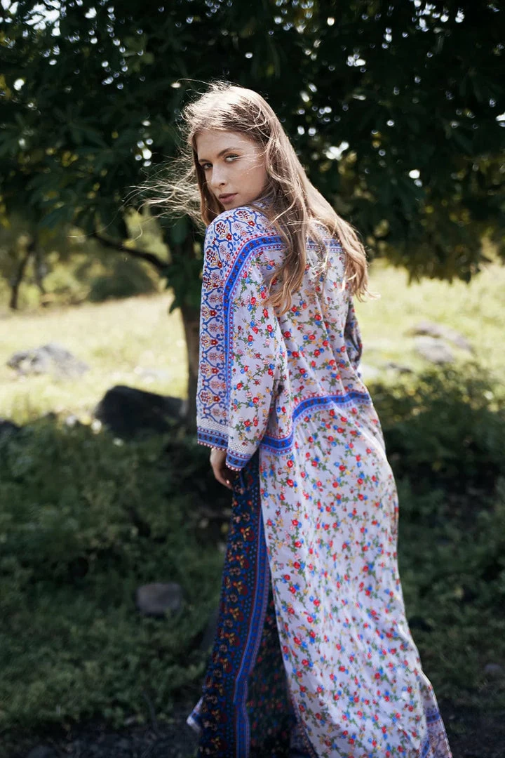 Tulle And Batiste Harper Kimono - Lavender Grey - Preorder Kimono | Duster 4 Tulle And Batiste Harper Kimono - Lavender Grey - Preorder Kimono | Duster