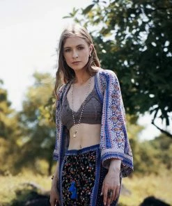 Tulle And Batiste Harper Kimono - Lavender Grey - Preorder Kimono | Duster 12 Tulle And Batiste Harper Kimono - Lavender Grey - Preorder Kimono | Duster