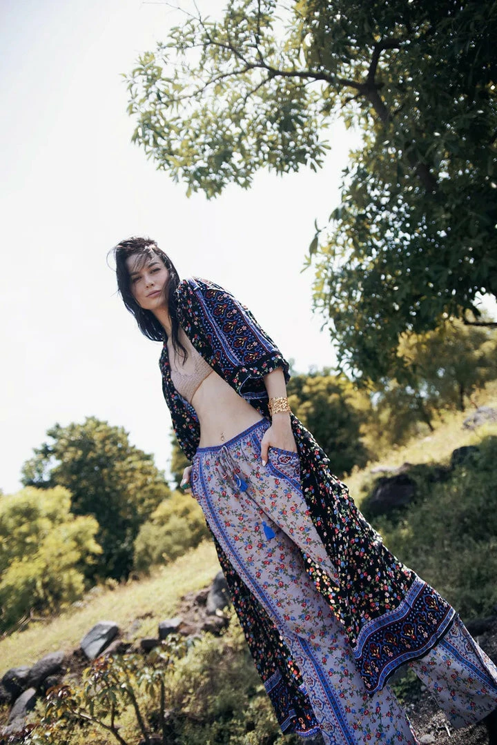 Tulle And Batiste Harper Kimono - Moonless Night - Preorder 6 Tulle And Batiste Harper Kimono - Moonless Night - Preorder