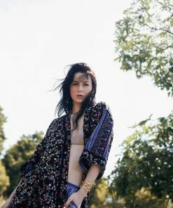 Tulle And Batiste Harper Kimono - Moonless Night - Preorder 14 Tulle And Batiste Harper Kimono - Moonless Night - Preorder