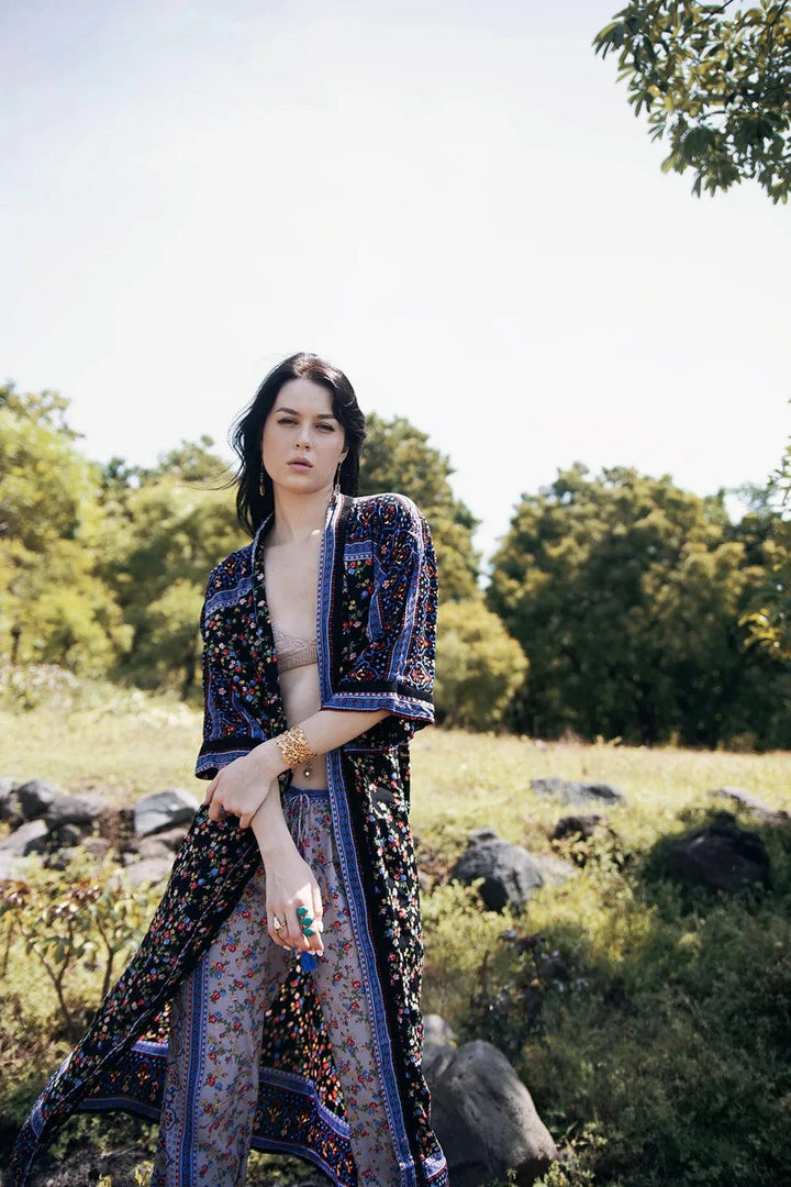 Tulle And Batiste Harper Kimono - Moonless Night - Preorder 1 Tulle And Batiste Harper Kimono - Moonless Night - Preorder