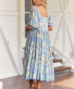 Jaase Dresses Rosella Dress - Blue Dusk