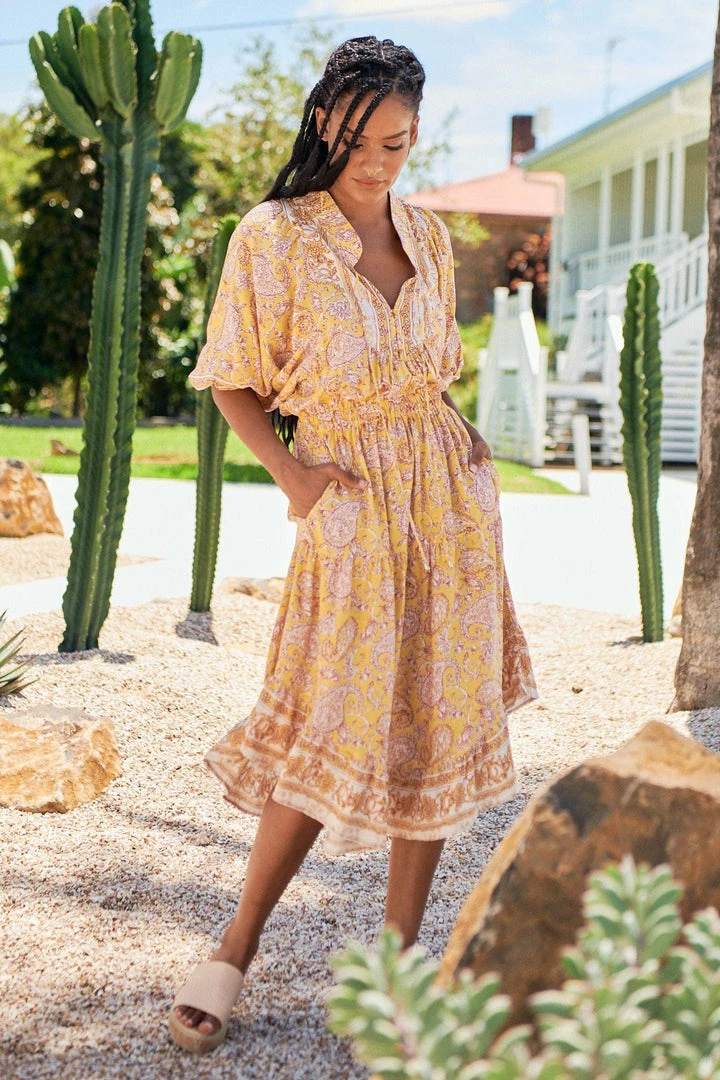 Jaase Dresses Jasmine Midi Dress - Elodie 10 Jaase Dresses Jasmine Midi Dress - Elodie