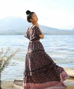 Tulle And Batiste Yasmine Gown - Moonless Night - Preorder Dresses