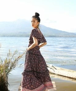 Tulle And Batiste Yasmine Gown - Moonless Night - Preorder Dresses