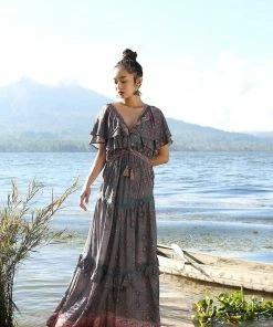 Tulle And Batiste Dresses Yasmin Gown - Teal