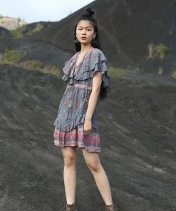 Tulle And Batiste Dresses Yasmine Mini Dress - Teal - Preorder