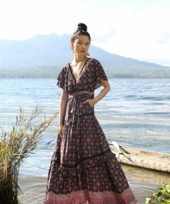 Tulle And Batiste Yasmine Gown - Moonless Night - Preorder Dresses