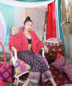 Tulle And Batiste Zaara Flair Pants - Moonless Night - Preorder