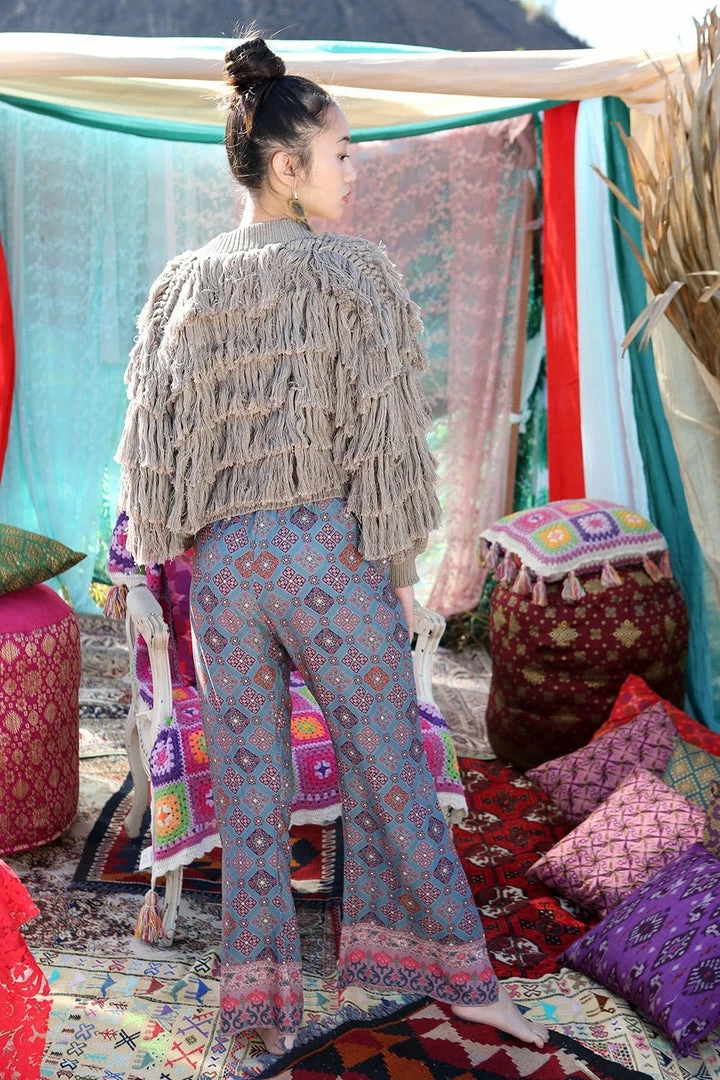 Tulle And Batiste Zaara Flair Pants - Teal - Preorder Bottoms 3 Tulle And Batiste Zaara Flair Pants - Teal - Preorder Bottoms