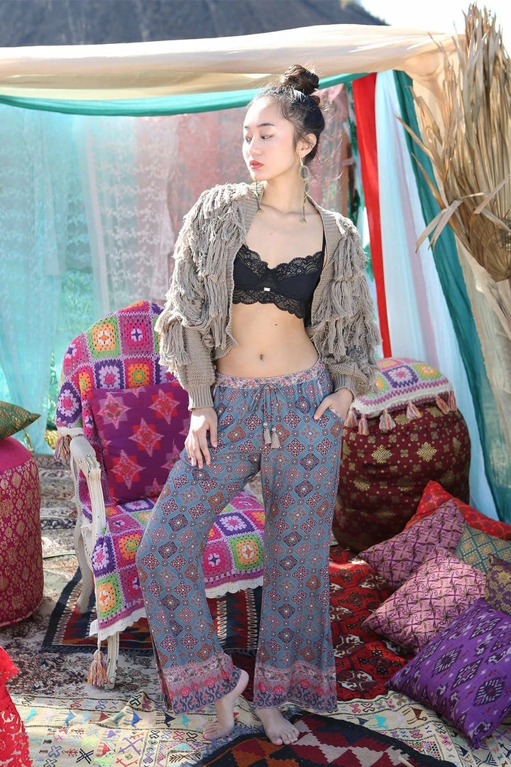 Tulle And Batiste Zaara Flair Pants - Teal - Preorder Bottoms 2 Tulle And Batiste Zaara Flair Pants - Teal - Preorder Bottoms