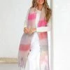 Love & Stitch Ally Scarf - Pink Knit Top
